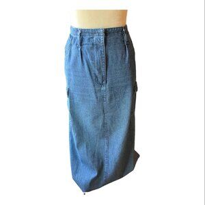 Mississippi River Blues Denim Skirt (1594-4)